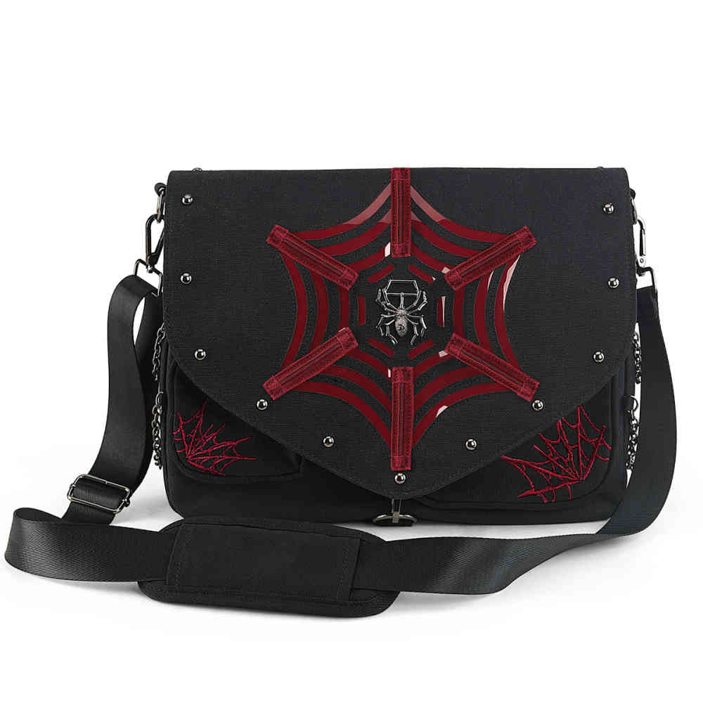 DemoniaCult - HB-662 Schultertasche - Schwarz